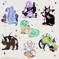 Monster Kitties (Stickers) | Original Character Art