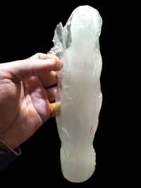 Image 1 of White Women Figure Candle 