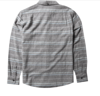 Image 2 of Camisa Vissla Central Coast LS Flannel BLK en liquidación.