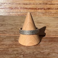 Image 1 of Wide Textured Band