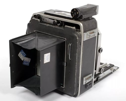 Image of Graflex Super Speed Graphic 4X5 Camera w/ Rodenstock 135mm lens + film + holders  #4823