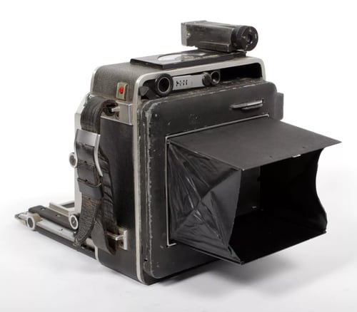 Image of Graflex Super Speed Graphic 4X5 Camera w/ Rodenstock 135mm lens + film + holders  #4823