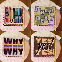 Image 4 of words • whatever, what's next? why, yes!