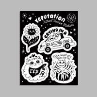 Image 1 of Reputation Sticker Sheet (Kitties' Version Part 1)