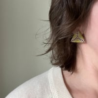 Image 3 of Early Spring Hand-Beaded Earrings