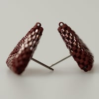 Image 2 of Currant Hand-Beaded Earrings