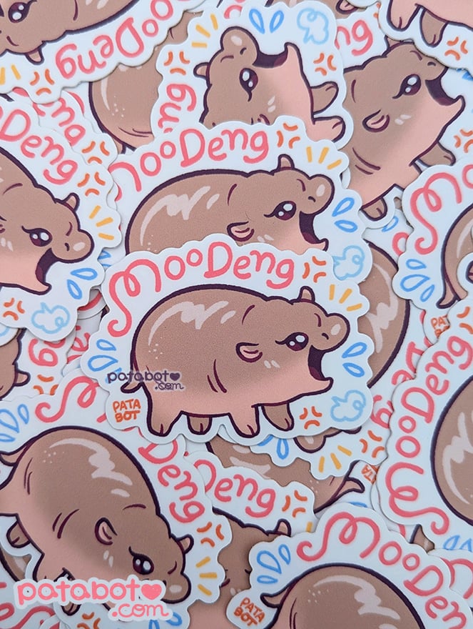 Sticker - Moo Deng