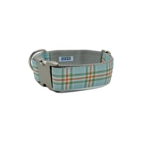 Plaid Perfection Sky Blue - Dog Collar