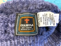 Image 4 of Chamula Monitaly yuketen hand woven merino wool cap hat, made in Mexico