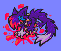Image 2 of EMO SCOURGE 3" Vinyl Sticker