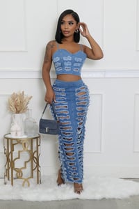 Image 2 of Victoria Denim Set 