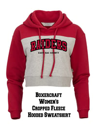 Boxercraft - Women's Cropped Fleece Hooded Sweatshirt 