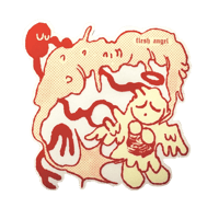 Image 2 of FLESH ANGEL CLEAR STICKER