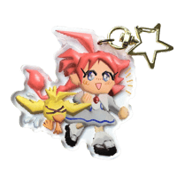 Image 2 of LOW-POLY AHIRU ACRYLIC CHARM
