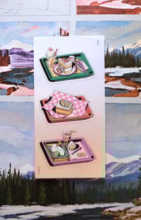 Image 1 of TRAYS sticker sheet