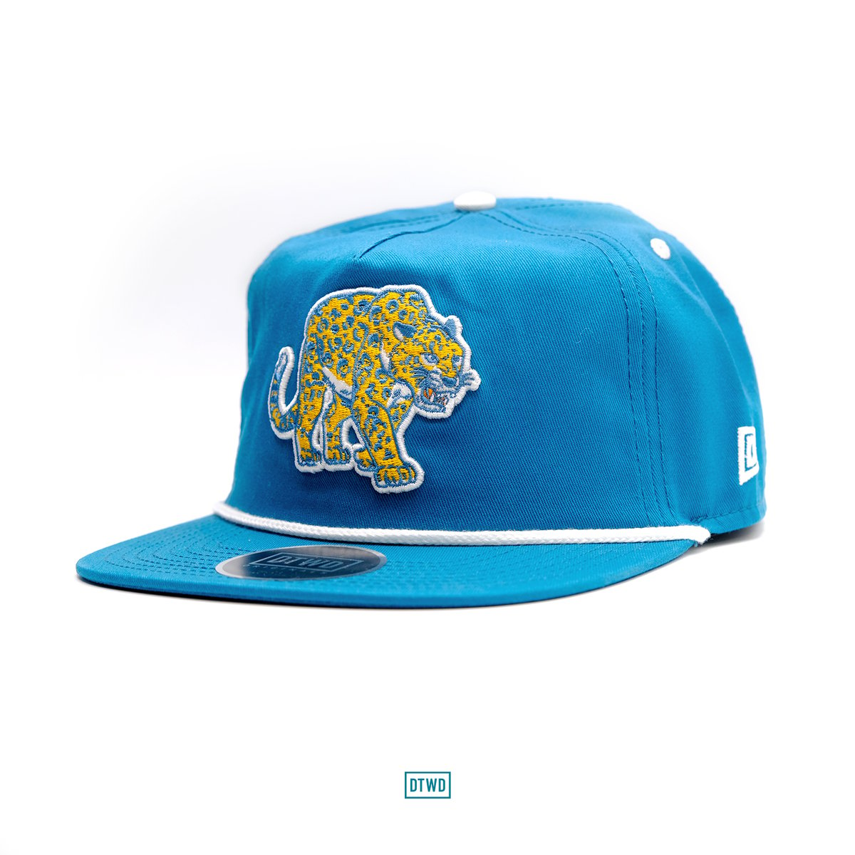 Image of On the prowl - teal unstructured hat