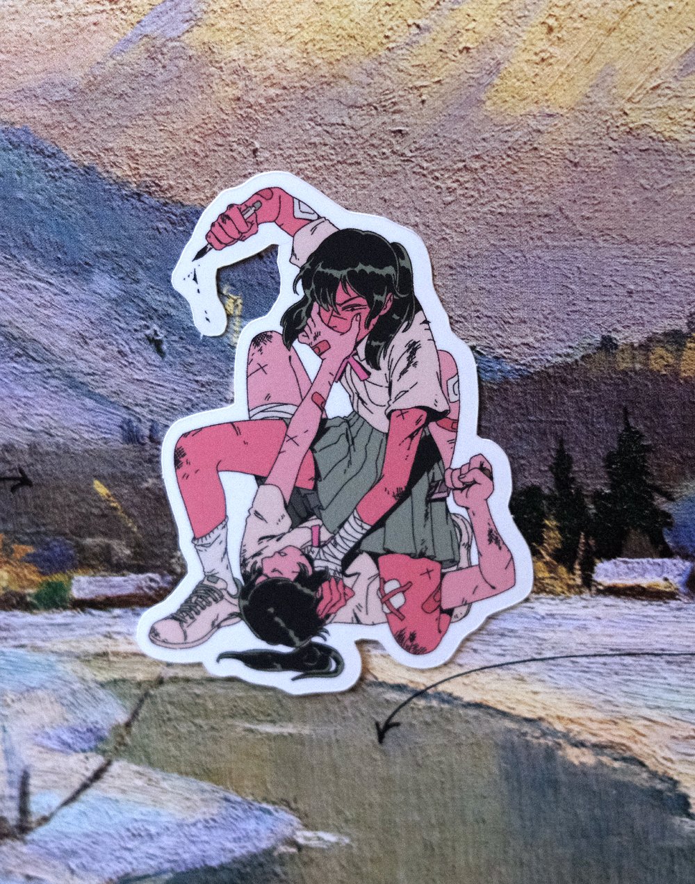 LAST BITCH STANDING sticker