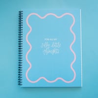 Image 4 of For All My Silly Little Thoughts Spiral Notebook