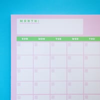 Image 1 of Strawberry Matcha Monthly Planner