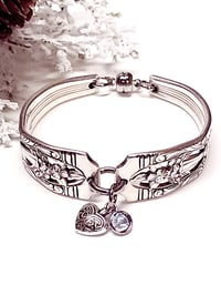 Image 1 of Vintage Spoon Bracelet with Charms