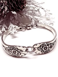 Image 1 of Vintage Jubilee 1953 Silverware Spoon Bracelet