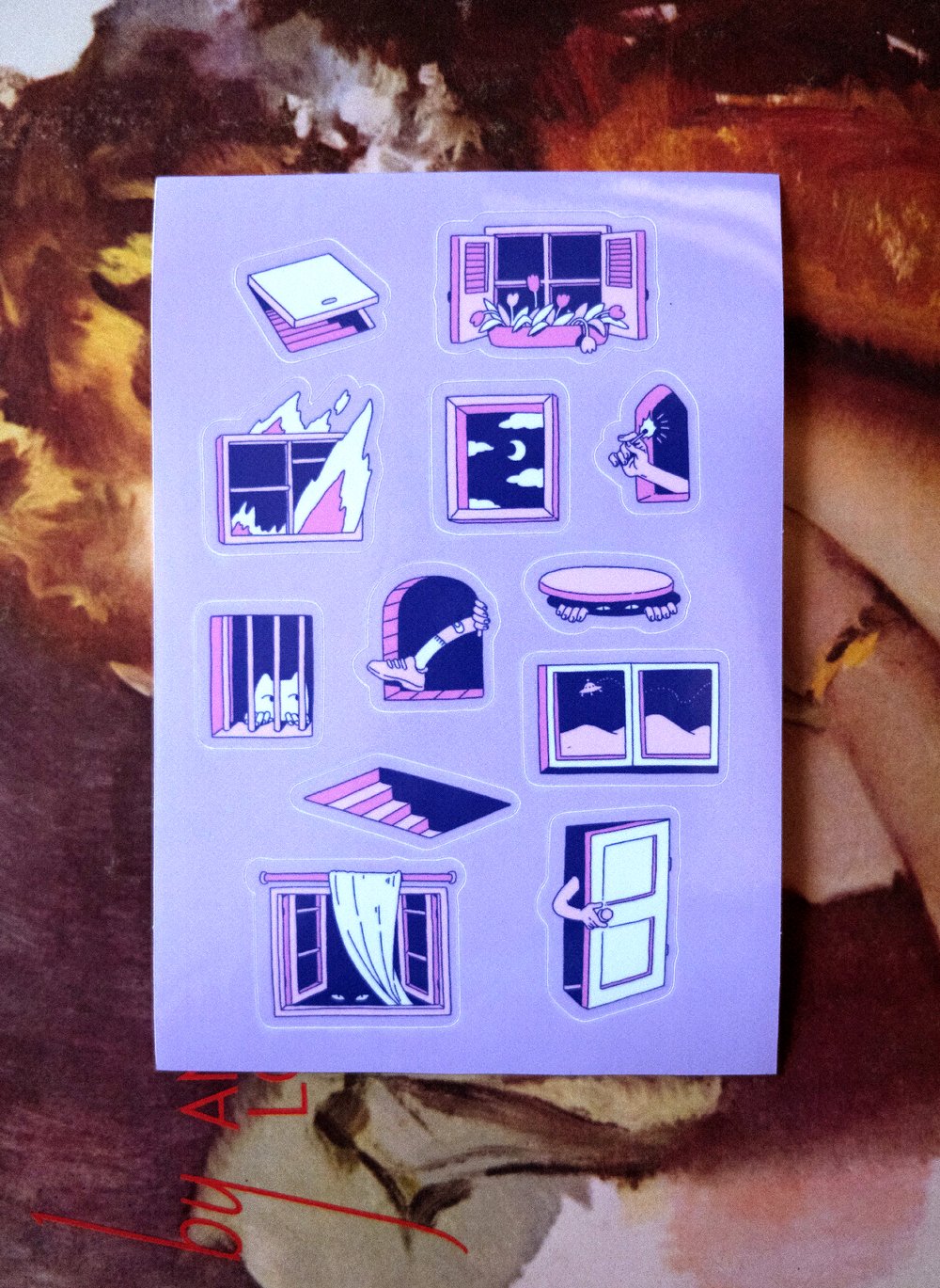 WINDOWS sticker sheet