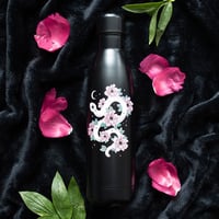 Floral Snake Metal Drink Bottle