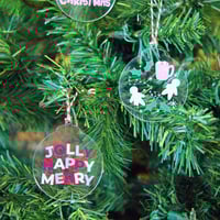 Image 2 of Jolly Happy Merry Ornament