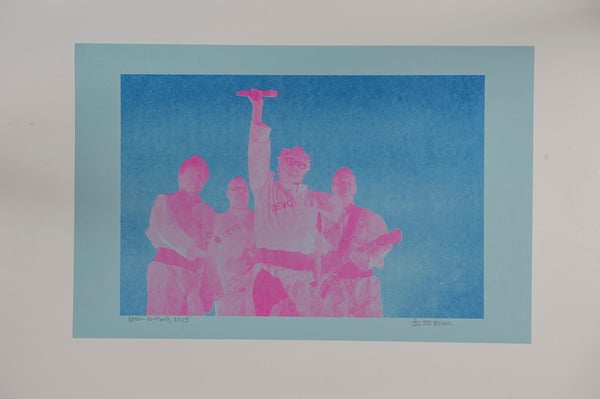 Image of Devo Portland Blue, Pink