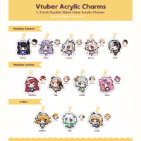 Image 1 of Maid Vtuber - Acrylic Charm 2.5 inch