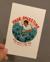 Image 2 of palestine fundraiser stickers & postcards