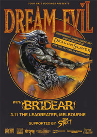 Dream Evil (SWE) Signed Dragonslayer Poster 03.11.2024