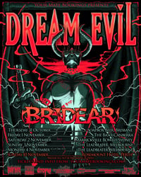 Dream Evil (SWE) Australian Tour 2024 Signed Poster