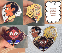 Image 5 of **PREORDER** Vampire Family Pins