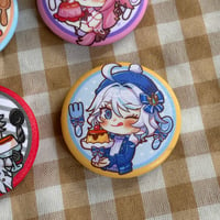 Image 2 of [preorder] Genshin Pudding Badge