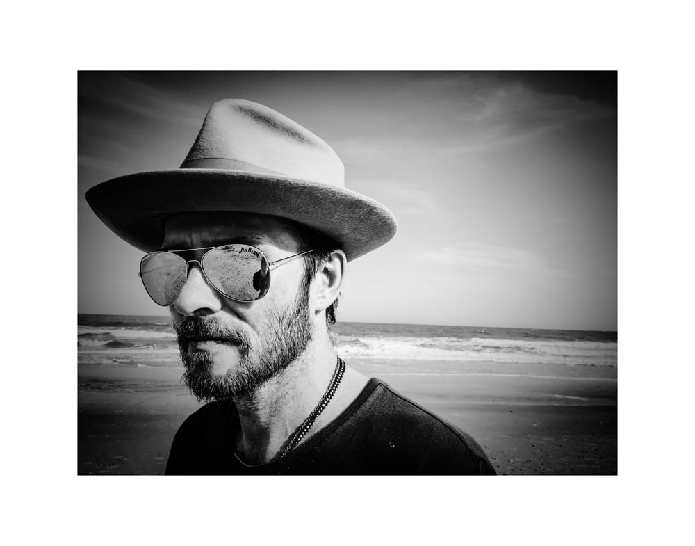 Image of Scottie, Myrtle Beach, with Jim Beam Sunglasses 
