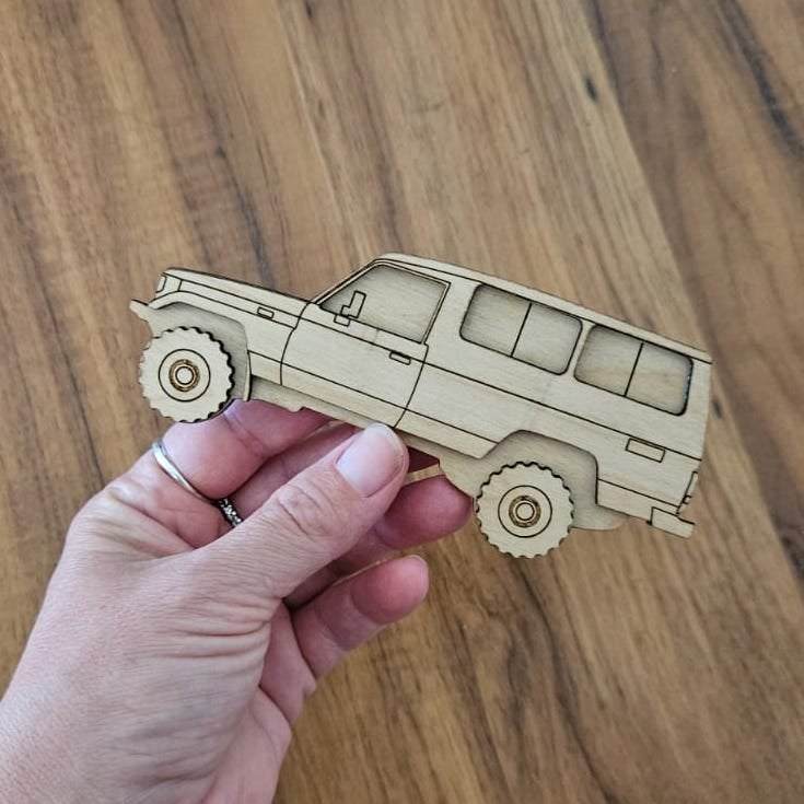 Image of Wooden 70 Series Troopy Magnet