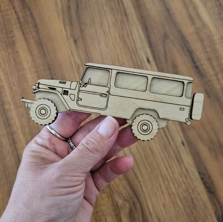 Image of Wooden 40 Series Troopy Magnet