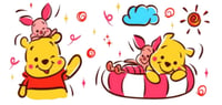 Image 2 of Fun Pooh and piglet UVDTF cup wrap 