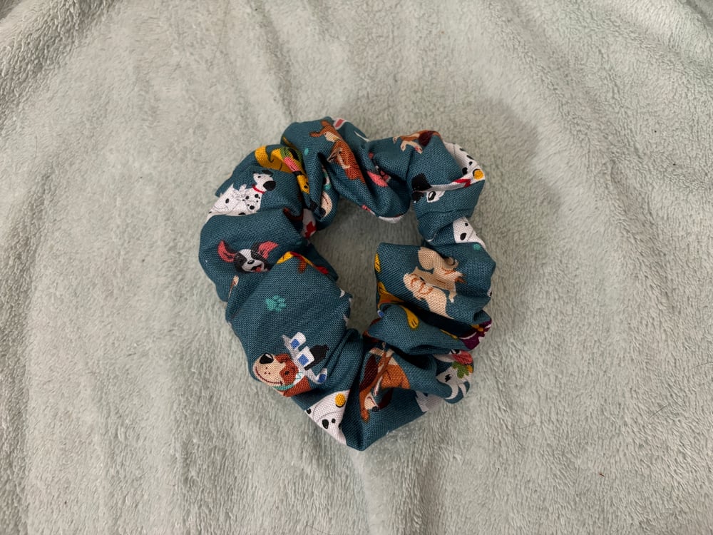 Image of Cartoon Dog Scrunchie