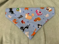 Image 1 of Cartoon Cat Collar Bandana