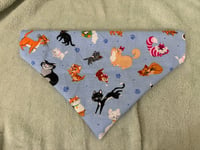 Image 2 of Cartoon Cat Collar Bandana