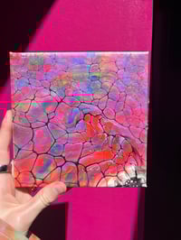 Image 1 of Rainbow aurora acrylic paint pour 