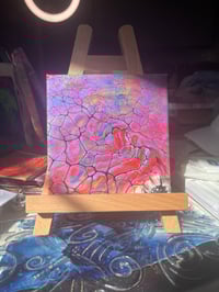 Image 2 of Rainbow aurora acrylic paint pour 