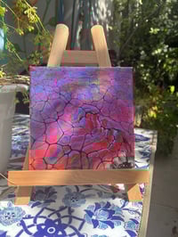 Image 3 of Rainbow aurora acrylic paint pour 