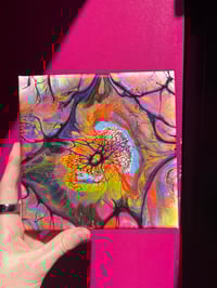 Image 1 of Enchanted ripple acrylic paint pour