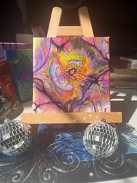 Image 2 of Enchanted ripple acrylic paint pour