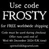 Use code FROSTY for free shipping! 