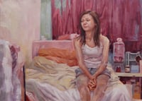 Postcard of Painting "I Will Wait"