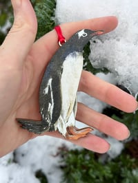 Image 1 of Penguin - Wooden Christmas Decoration 